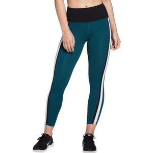 DSG Women's Side Stripe 7/8 Tights Deep Teal